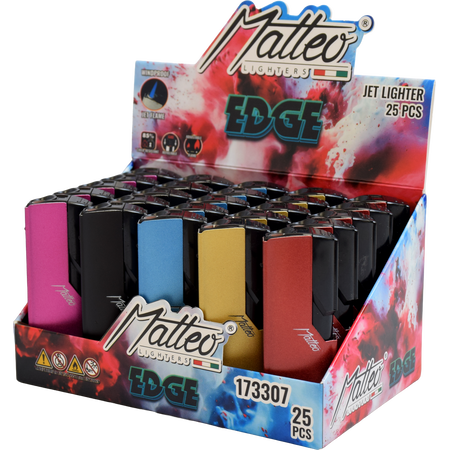 Jet Öngyújtó 173307 Matteo Fémtokos EDGE - Örzők