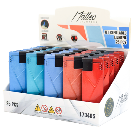 Jet Öngyújtó 173405 Matteo JET in style Fémtokos Ébredés