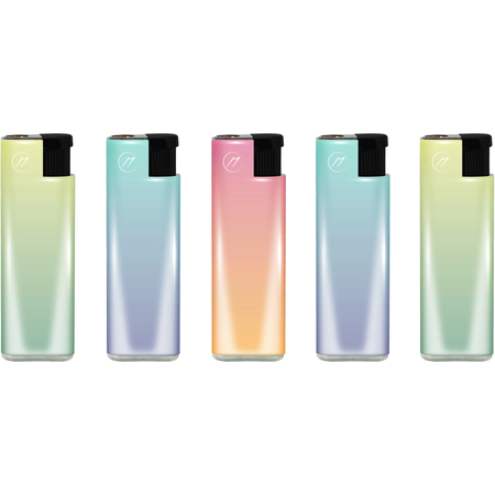 Vihar Öngyújtó 173735 Matteo Fémtokos kitapintható Pasztel színátmenet