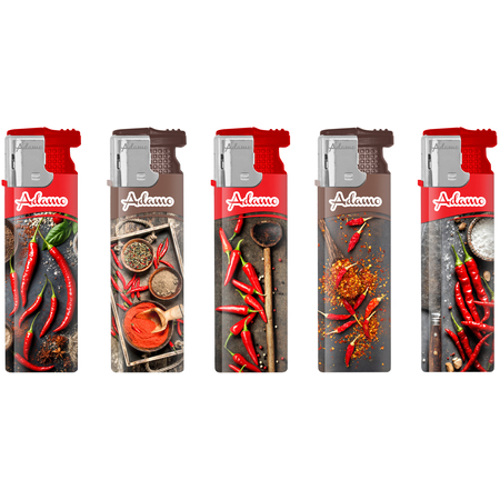 Vihar Öngyújtó 177395 Adamo Vegyes mintás Retró Chili