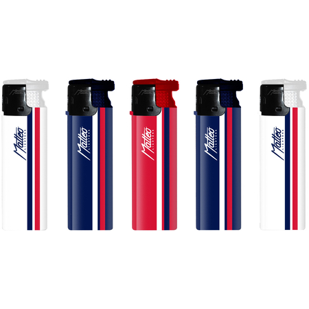 Vihar Öngyújtó 178260 Matteo Gumírozott Vörös és Kék