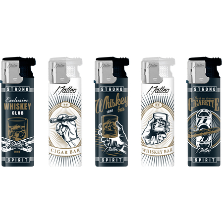 Vihar Öngyújtó 178262 Matteo Gumírozott Whiskey