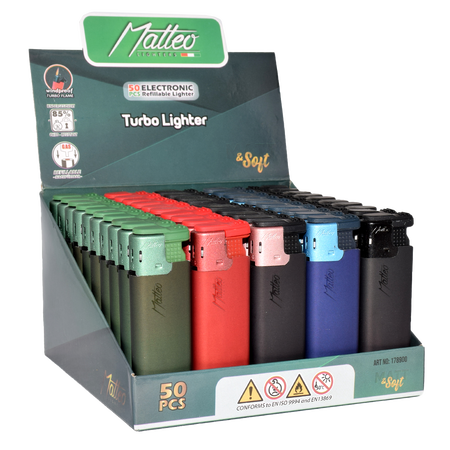 Vihar Öngyújtó 178900 Matteo Gumírozott matt