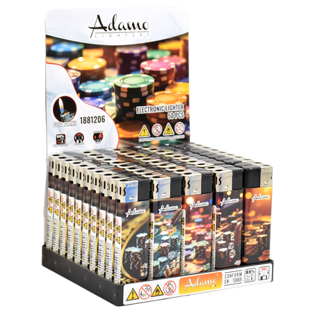 Elektromos Öngyújtó 1881206 Adamo Vegyes mintás Kaszinó