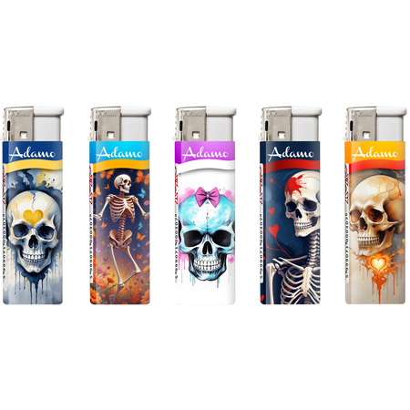 Electronic Lighter 1881230 Adamo Design label Cute skull
