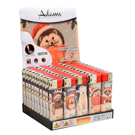 Elektromos Öngyújtó 1881248 Adamo Vegyes mintás Karácsonyi állatok km