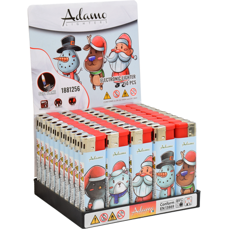 Electronic Lighter 1881256 Adamo Design label Winter cute