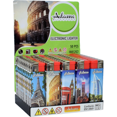 Elektromos Öngyújtó 1881263 Adamo Vegyes mintás DEAL09