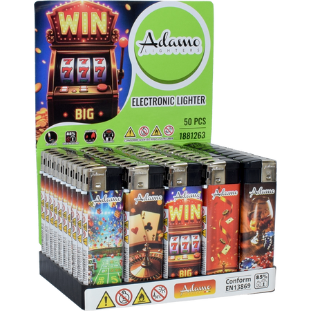 Elektromos Öngyújtó 1881263 Adamo Vegyes mintás DEAL09