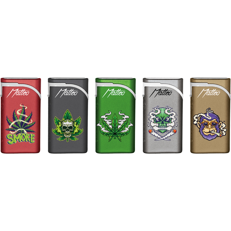 Jet Öngyújtó 197307 Matteo Las Vegas Fémtokos kitapintható Füst