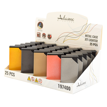 Jet Öngyújtó 197400 Adamo Fémtokos Idaho Császár