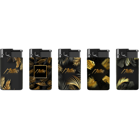 Jet Öngyújtó 197803 Matteo California Vegyes mintás Elegáns levelek