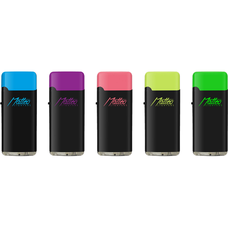 Vihar Öngyújtó 197901 Matteo Kansas Gumírozott Neon