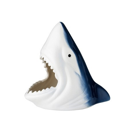 Hamuzó A401036 Kerámia Fehér kék Cápa 14x10 cm