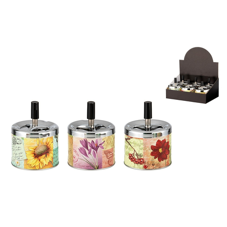 Angelo spinning ashtray A405070 Metal Flower 9cm