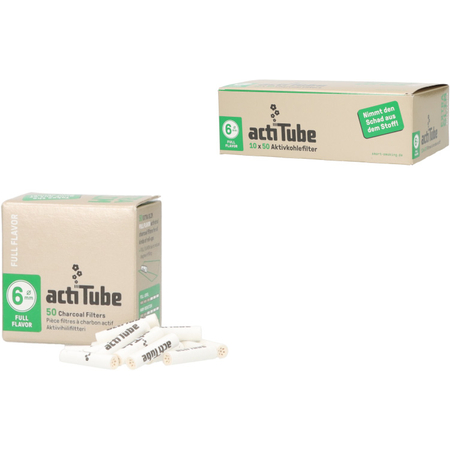 Pipe filter A640971 Acti Tube Extra Slim 6 mm 50pcs