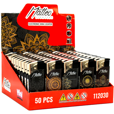 Elektromos Öngyújtó 112030 Matteo Vegyes mintás Mini Mandala