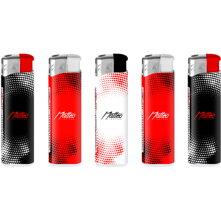 Elektromos Öngyújtó 131212 Matteo Soft Touch Pontok