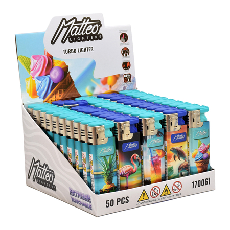 Vihar Öngyújtó 170061 Matteo Extrém kitapintható Színes