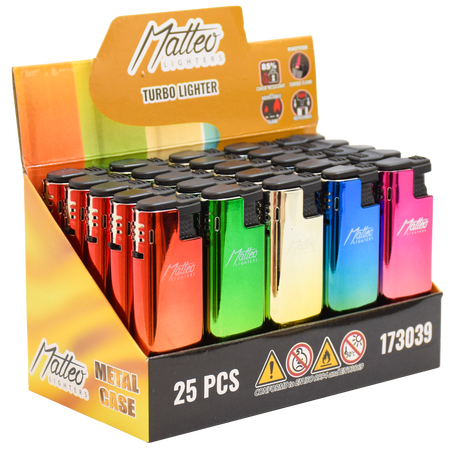 Vihar Öngyújtó 173039 Matteo Fémtokos Arany átmenet