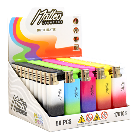 Vihar Öngyújtó 176108 Matteo Pearl spray Színátmenet