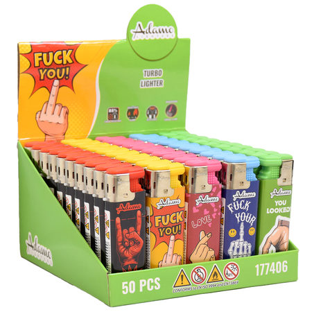 Vihar Öngyújtó 177406 Adamo Vegyes mintás Kézjelek