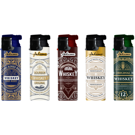 Turbo Lighter 177411 Adamo Design label Whiskey