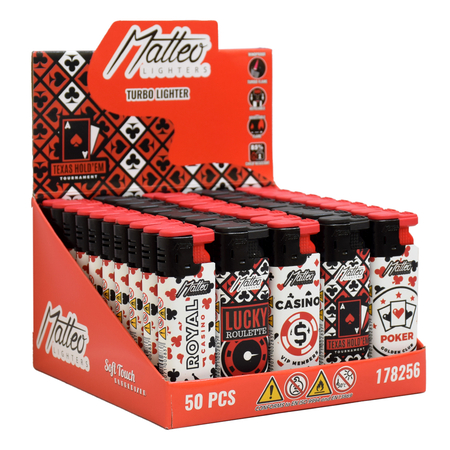 Vihar Öngyújtó 178256 Matteo Gumírozott Kaszinó