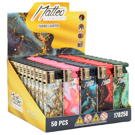 Vihar Öngyújtó 178258 Matteo Gumírozott Márvány