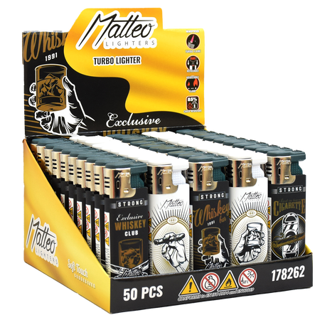 Vihar Öngyújtó 178262 Matteo Gumírozott Whiskey