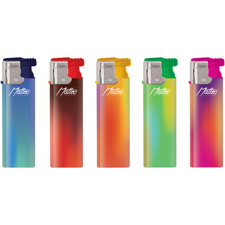 Vihar Öngyújtó 178269 Matteo Gumírozott Színátmenet áramlás