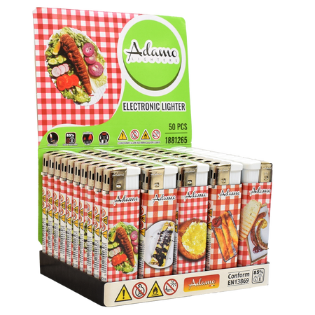 Elektromos Öngyújtó 1881265 Adamo Vegyes mintás Magyaros kaják