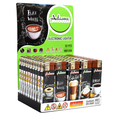 Elektromos Öngyújtó 1881268 Adamo Vegyes mintás Olasz kávé