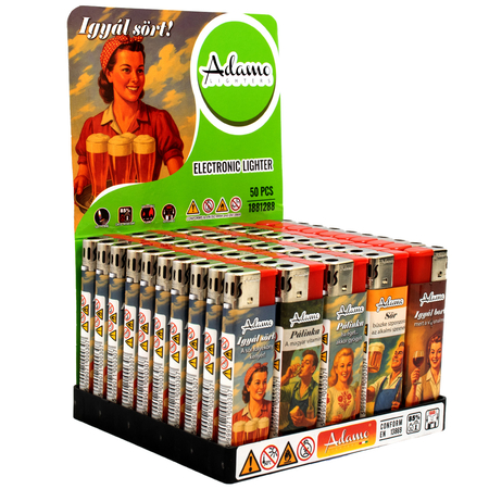 Electronic Lighter 1881288 Adamo Design label Hungary