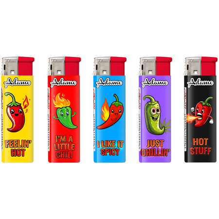 Electronic Lighter 1881301 Adamo Design label Chili