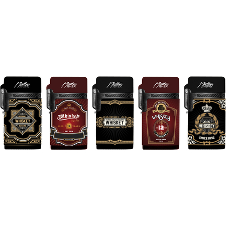 Jet Öngyújtó 197203 Matteo Nashville Gumírozott Whiskey