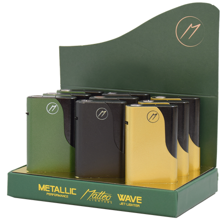 Jet Öngyújtó 197700 Matteo Fémtokos Wave Teljesítmény