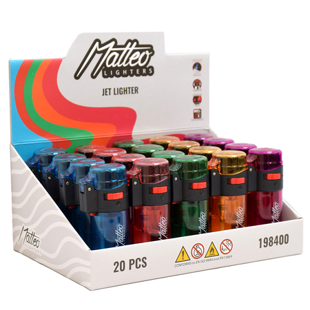 Jet Öngyújtó 198400 Matteo Cleveland TC Neon