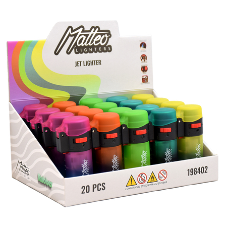 Jet Öngyújtó 198402 Matteo Cleveland Gumírozott Színátmenetes