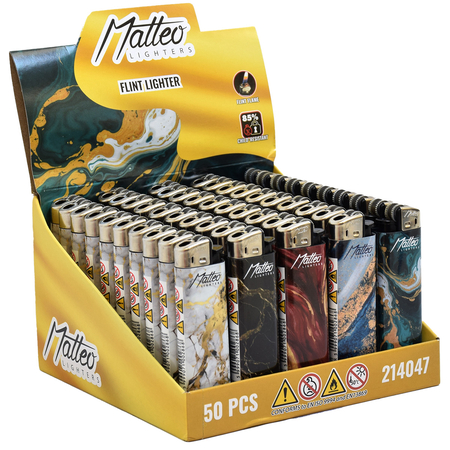 Tűzköves Öngyújtó 214047 Matteo prémium Márvány