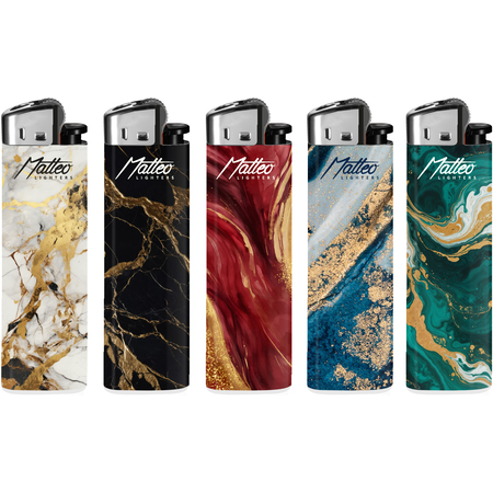 Tűzköves Öngyújtó 214047 Matteo prémium Márvány