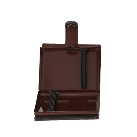 Cigarettatárca A801455 Angelo Fém Barna Bőr Kártyatartóval