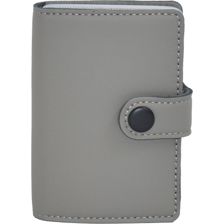 Cigarettatárca A801460 Angelo Fém Szürke Bőr Kártyatartóval