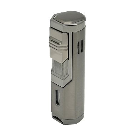 Jet Flame Cigar Metal Lighter RGL112001 Ronson Gun Metal