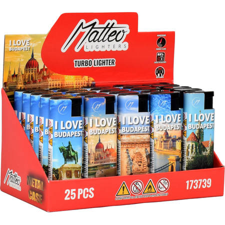 Vihar Öngyújtó 173739 Matteo Fémtokos kitapintható Budapest