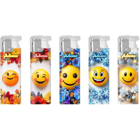 Vihar Öngyújtó 177397 Adamo Vegyes mintás Smiley