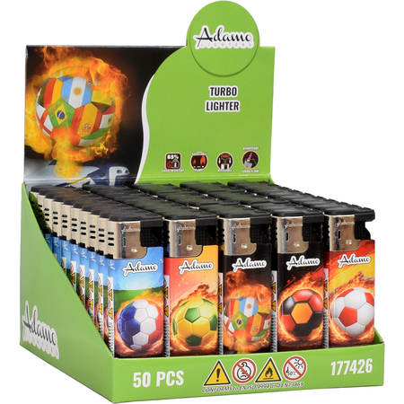 Vihar Öngyújtó 177426 Adamo Vegyes mintás Foci Tűzlabdák