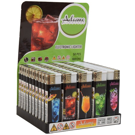 Elektromos Öngyújtó 1881281 Adamo Vegyes mintás Koktél