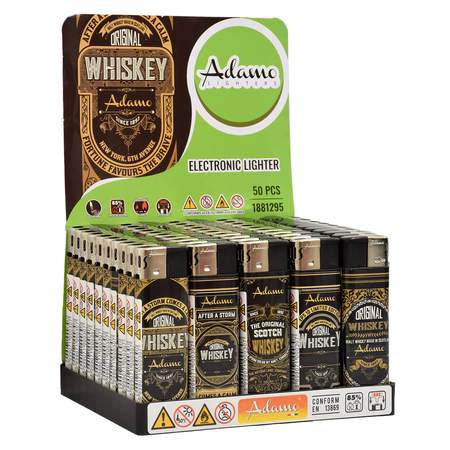 Elektromos Öngyújtó 1881295 Adamo Vegyes mintás Whiskey