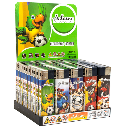 Elektromos Öngyújtó 1881337 Adamo Vegyes mintás Foci állatok